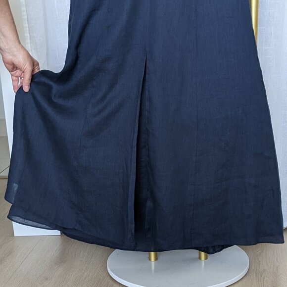 Reiss Two-Tone Halter Midi Dress - Picture 4 of 7